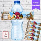 Angry Birds Water Bottle Labels Printable