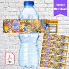 Winnie the Pooh Water Bottle Labels