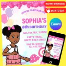 Gracie's Corner Birthday Invitation Digital Template
