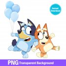 Bluey PNG Clipart Instant Download Digital