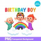 Cocomelon Birthday Boy PNG Clipart Instant Download
