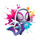 Spider Gwen Splash PNG Clipart Image