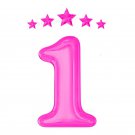 1st Birthday Girl Pink PNG Image Clipart