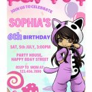 Aphmau Girl Birthday Invitation Template