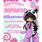 Aphmau Girl Birthday Invitation Template