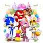 Sonic Birthday PNG Clipart Image