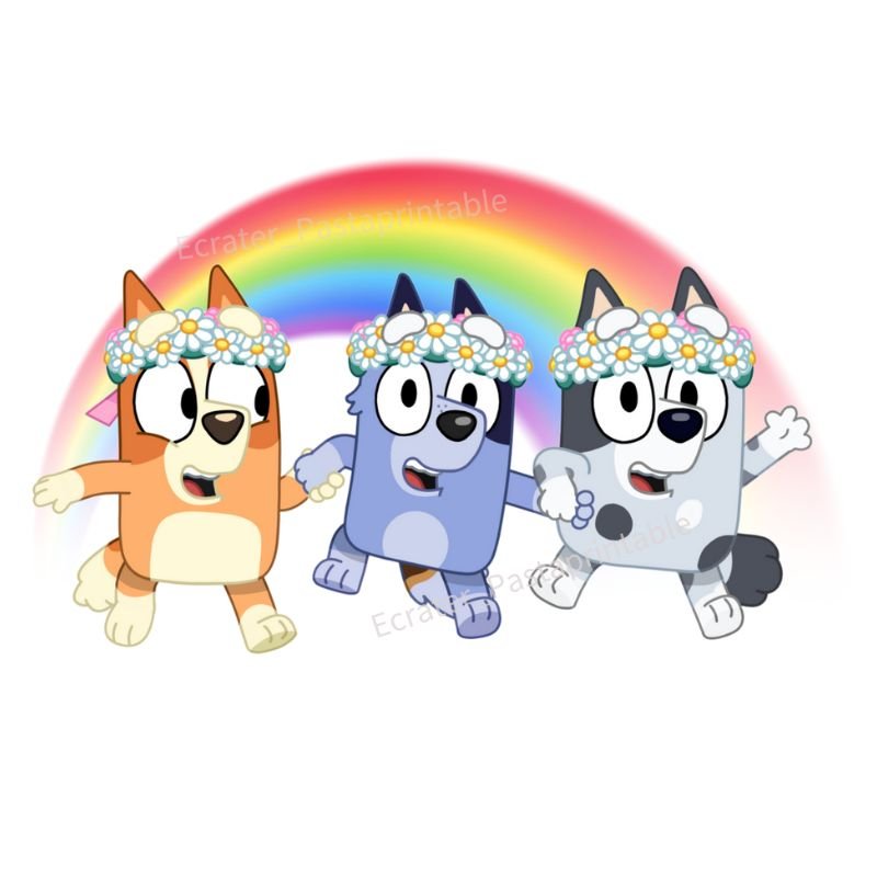 Bluey Bingo the sign PNG Clipart Image