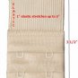3 PC LOT BRA EXTENDER EXTENSION BLACK TAN WHITE 2 HOOKS