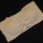 STRAPLESS PADDED BRALET TUBE BANDEAU BRA TOP BEIGE S/M