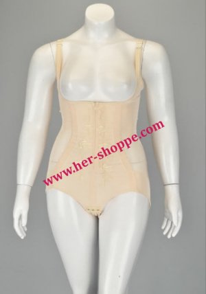 UNDERBUST FULL BODY SUIT PLUS SIZE SHAPER NUDE 3XL 4XL