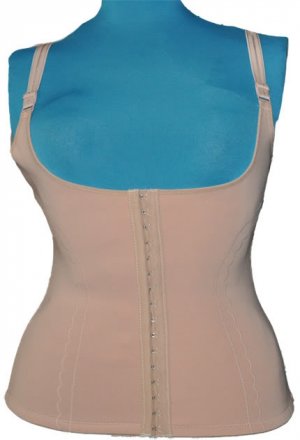 UNDERBUST GIRDLE CORSET SHAPER VEST BELT TOP BLACK L