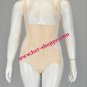 UNDERBUST FULL BODY SUIT PLUS SIZE SHAPER WHITE 3XL 4XL