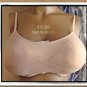 PADDED BANDEAU BRALET CLEAR STRAP SPORTS TOP BRA WHITE