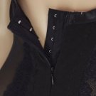UNDERBUST FULL BODY SUIT WAIST CINCHER SHAPER BLACK 2XL