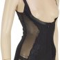 UNDERBUST FULL BODY SUIT WAIST CINCHER SHAPER BLACK 2XL
