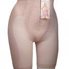 BONED SHORT LEG WAIST BUTT PANTY GIRDLE SHAPER BLACK L