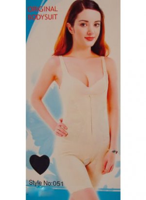 UNDERBUST CINCHER GIRDLE FULL BODY SUIT SHAPER BEIGE L