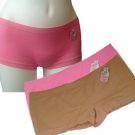 NEW LOT 2 LOW RISE SEAMLESS BOYSHORT PANTY PANTIES L/XL