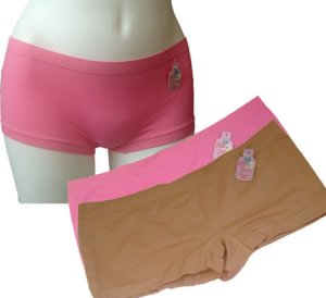 NEW LOT 2 LOW RISE SEAMLESS BOYSHORT PANTY PANTIES L/XL
