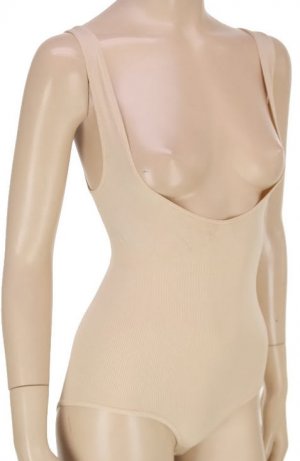 UNDERBUST FIRM CONTROL FULL BODY SUIT SHAPER BLACK 2/3X