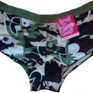 NEW CAMOUFLAGE MILITARY BOYSHORTS BRIEF PANTY GREEN  L