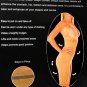 HIGH WAIST LONG CAPRI LEG PANTY SHAPER GIRDLE NUDE 2/3X