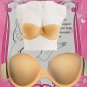 NEW UNDERWIRE BACKLESS STRAPLESS ADHESIVE BRA NUDE
