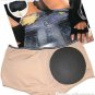 LOW RISE PADDED PANTY SHORTS BUTT BOOSTER SHAPER BLACK