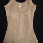 BRALESS WAIST CINCHER FULL BODY SUIT SHAPER BEIGE 2XL