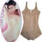 BRALESS WAIST CINCHER FULL BODY SUIT SHAPER BEIGE 2XL