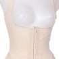 BRALESS CINCHER GIRDLE FULL BODY SUIT SHAPER BLACK 2XL