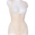 BRALESS CINCHER GIRDLE FULL BODY SUIT SHAPER BLACK L