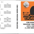 CBS Radio Mystery Theater 4 DVD Set 1,399 Episodes!