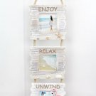 Enjoy Relax Unwind Coastal Photo Frame