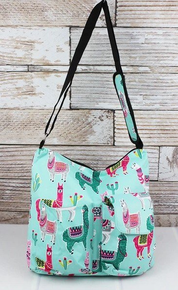 NO PROB-LLAMA MULTI-POCKET CROSSBODY TOTE
