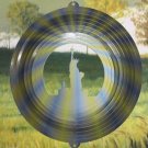 12" Liberty Wind Spinner - BlueGold Printed