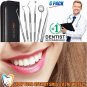 Dental Tools, 6 Pack Teeth Cleaning Tools Stainless Steel Dental Scraper