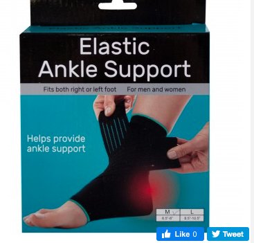 4 Elastic Ankle Support
