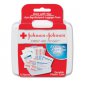 Johnson & Johnson Mini First Aid To Go Kit, 12-Pieces, Plastic Case