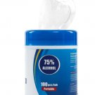 Disinfection Wipes 100 Sheets Bag Portable 75 Alcohol Wipes  Container For Wet Wipes