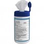 ANTIBACTERIAL WET WIPES IN RESEALABLE CONTAINER - 100 COUNT