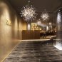 GDNS 12 Pcs Lights Chandeliers Firework LED Light Stainless Steel Crystal Pendant Lighting Ceiling