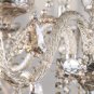 Cognac 8 Lights Modern Luxurious K9 Crystal ChandelierCandle Pendant Lamp