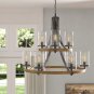 Zaria 9-Light Shaded Tiered Chandelier