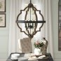 Stardust Bennington 4 - Light Lantern Geometric Chandelier