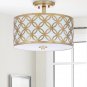 Ogden 3 - Light 15" Unique/Statement Drum Semi Flush Mount