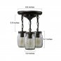 Lostant 3 - Light 12" Cluster Jar Semi Flush Mount