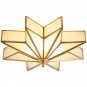 Goins 3 - Light 21" Unique/Statement Star Flush Mount