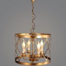 Denise 4 - Light Lantern Drum Pendant New Golden Design