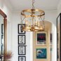 Denise 4 - Light Lantern Drum Pendant New Golden Design